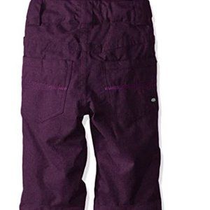 686 Girls Elsa Insulated Pants Ski/Snowboard Mulberry Melange Size Medium